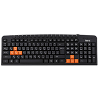 كيبورد Point PT-202 سلكي مالتي ميديا بتصميم أزرار مرتفعة – أسود - 5821