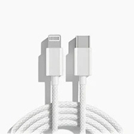 كابل Apple USB-C إلى Lightning مضفر – شحن سريع -8221