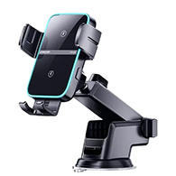 حامل جوال للسيارة بشحن لاسلكي سريع 15W – تثبيت ذكي وتصميم فاخر - 1153