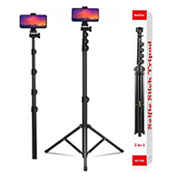 حامل تصوير NP-588 2 في 1 – ترايبود وسيلفي ستك بارتفاع 170 سم - 6160