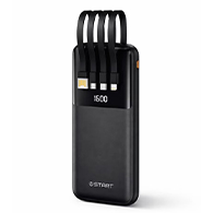 باور بانك START ES-05 سعة 20000mAh – 4 في 1 مع كابلات مدمجة-8342