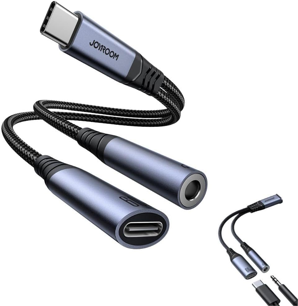 محوّل صوت JOYROOM SY-C02 ‏(2×1 USB-C ) - 3302