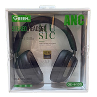 سماعة Green GE-H105 عازلة للضوضاء  اسود - 5651