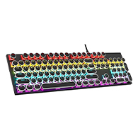 كيبورد ألعاب ميكانيكي سلكي G870 (بإضاءة RGB) –2832