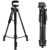 حامل ثلاثي قابل للتمديد NEEPHO NP8830 مع جهاز تحكم عن بُعد – حامل كاميرا وهاتف  – ارتفاع 147 سم، تحميل 4.5 كجم - 2177