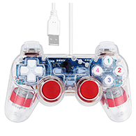 دراع بلايستيشن Smile SM-70GD USB مزدوج الاهتزاز للكمبيوتر واللاب توب-6215