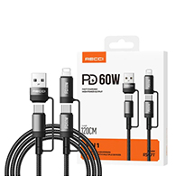 كابل شحن سريع متعدد الوظائف (RECCI RS47T)  - 5714