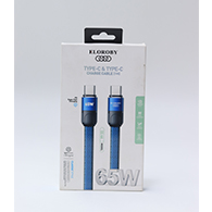 كابل ELOROBY CC-66 تايب-سي سريع جدًا PD بقدرة 35 واط – طول 1 متر - 1045