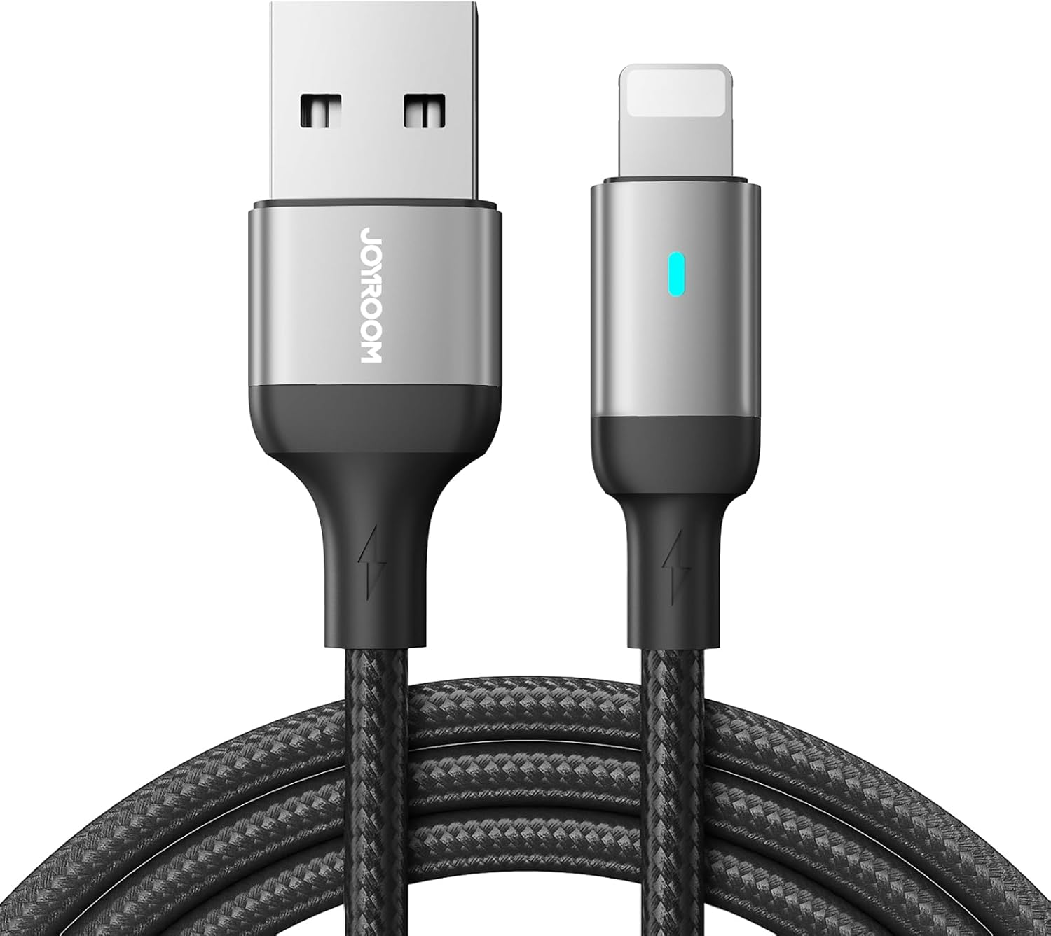 كابل Joyroom S-A10 من USB-A إلى Lightning - 1.2 متر، شحن سريع 3A، نقل البيانات - 1493